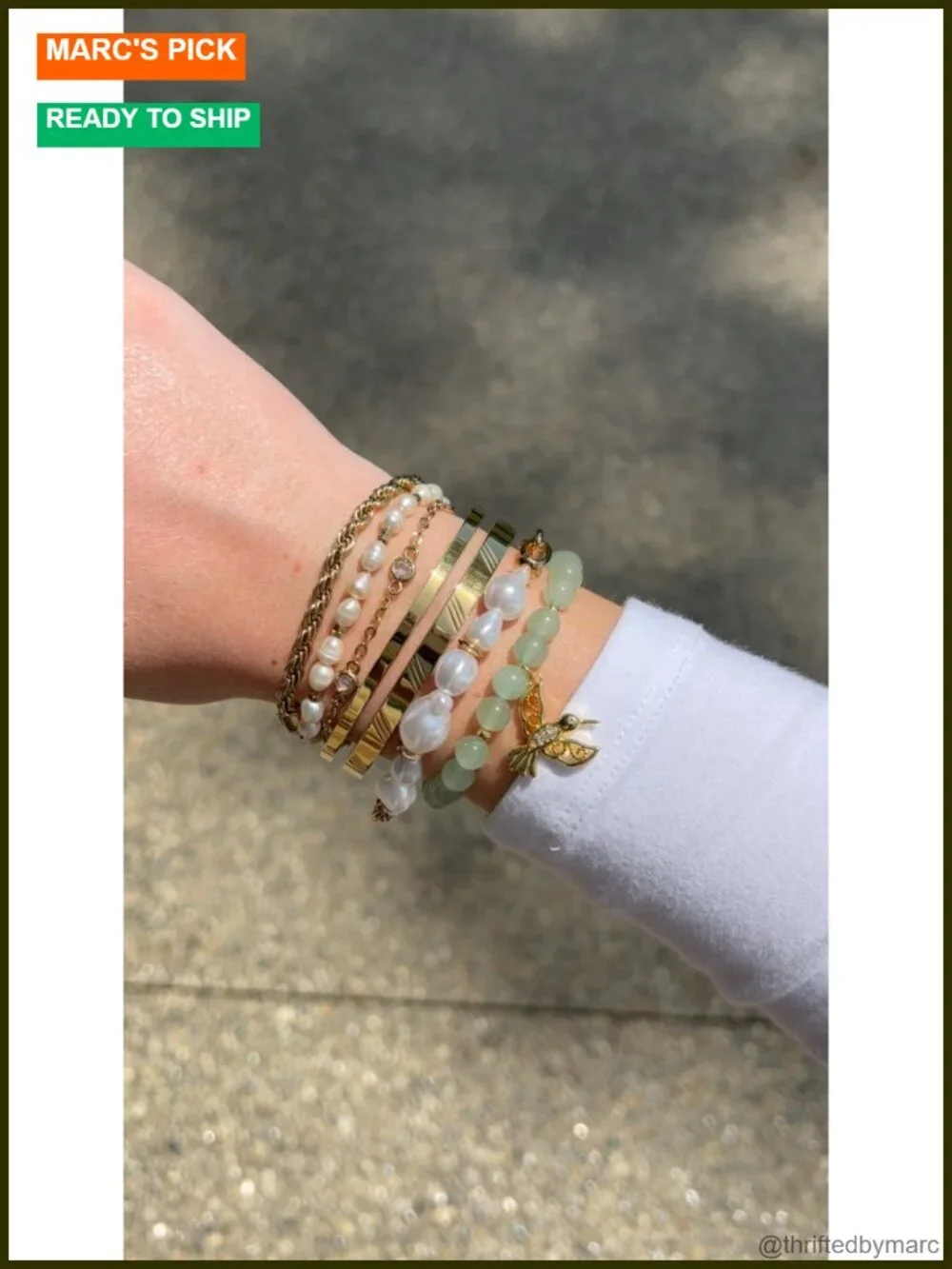 Hummingbird Gemstone Bolo Bracelet Stretch Women's Jewelry